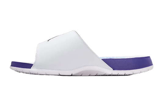 Jordan Hydro 5 Retro Slide "White New Emerald Grape Ice Black" 555501 103