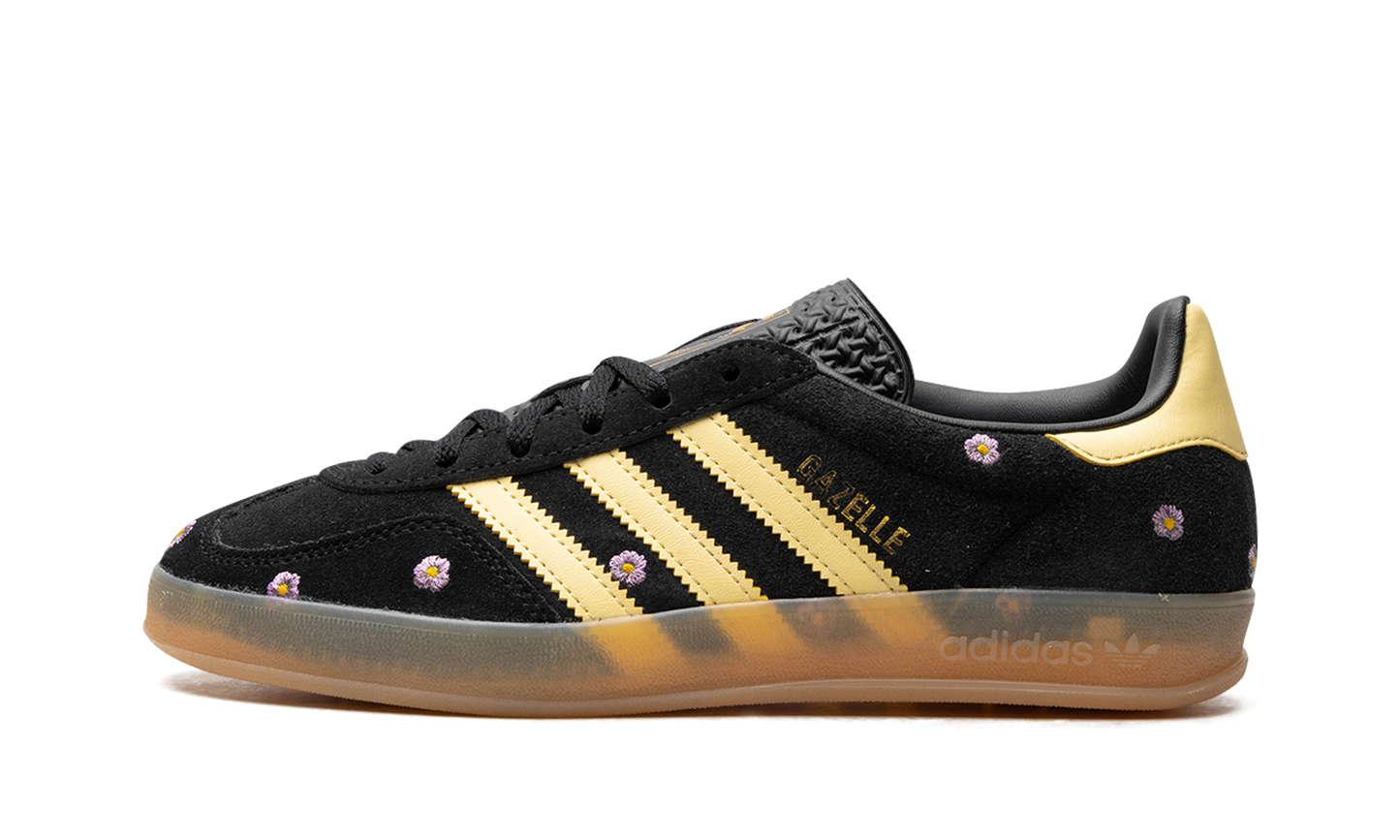 Gazelle Indoor WMNS "Core Black Almost Yellow Floral"