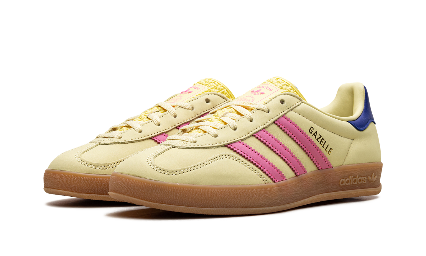 Gazelle Indoor WMNS "Powder Yellow Lucid Pink Royal"