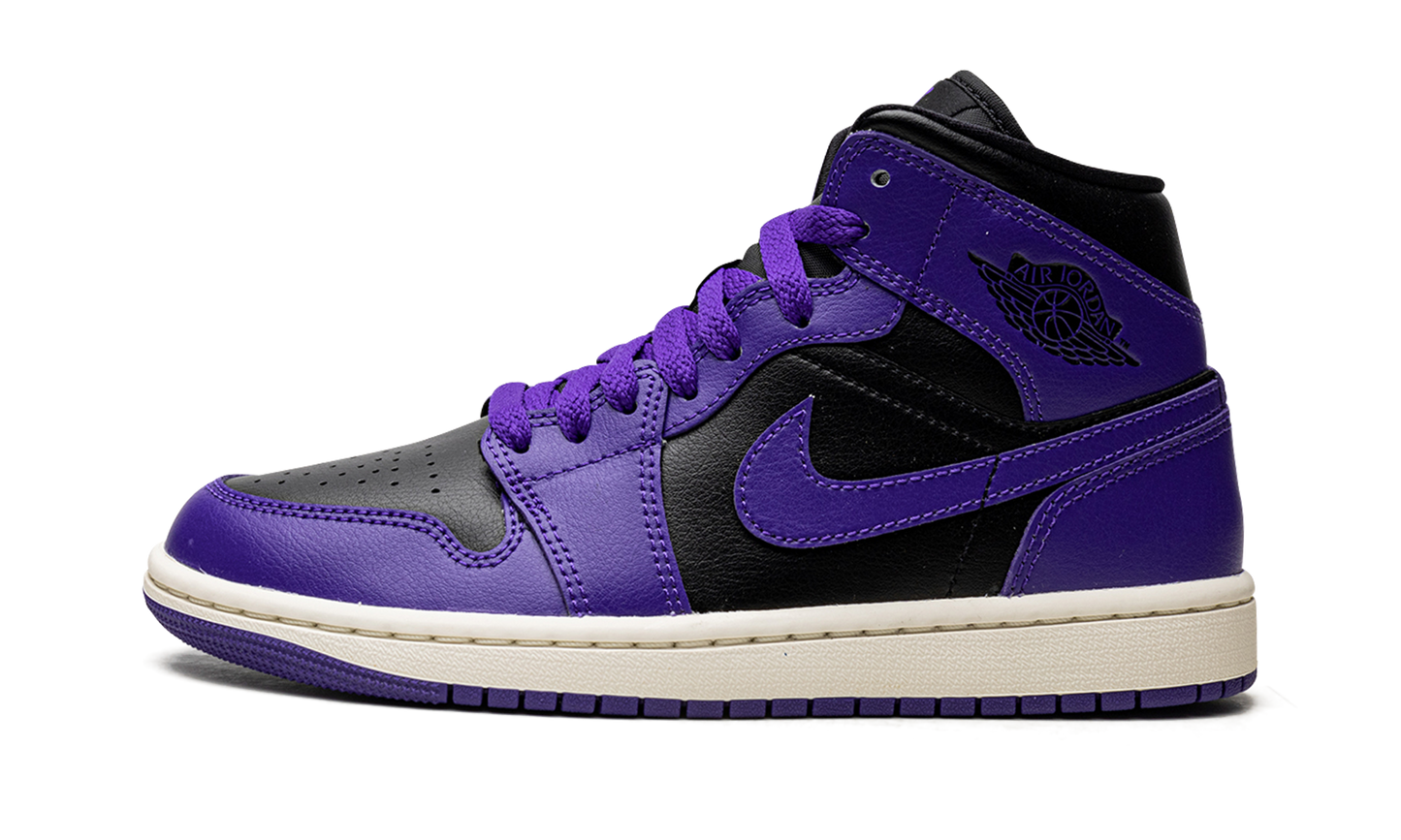 JORDAN 1 MID WMNS "Black/Purple" BQ6472 051