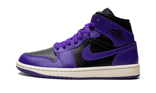 JORDAN 1 MID WMNS "Black/Purple" BQ6472 051