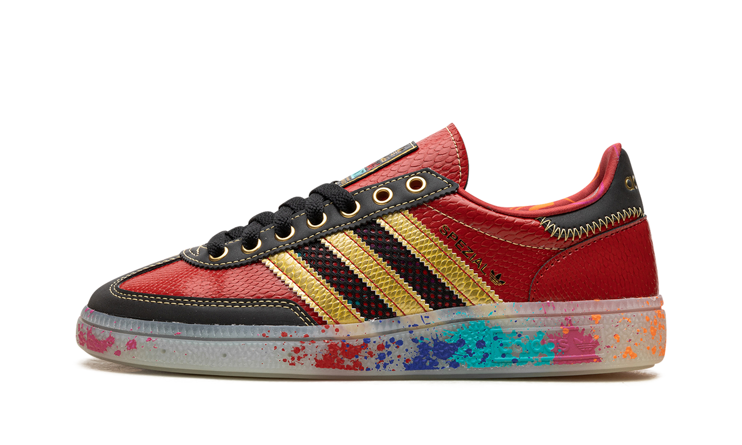Handball Spezial "S.E.E.D. - Scarlet Gold Paint Splatter"