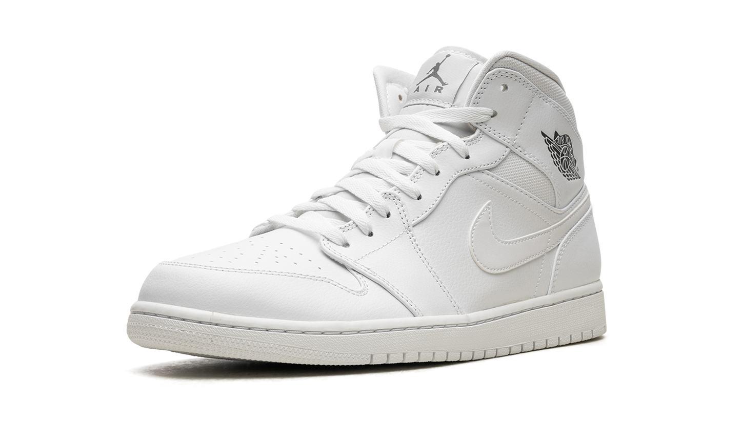 Air Jordan 1 Mid "White / Cool Grey"
