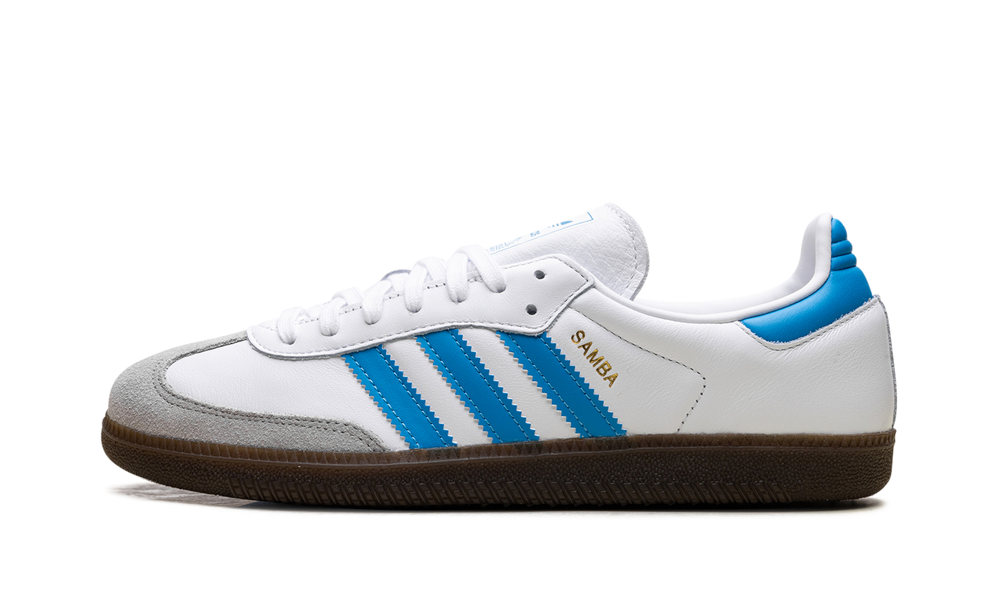 Samba OG "White Shock Cyan"