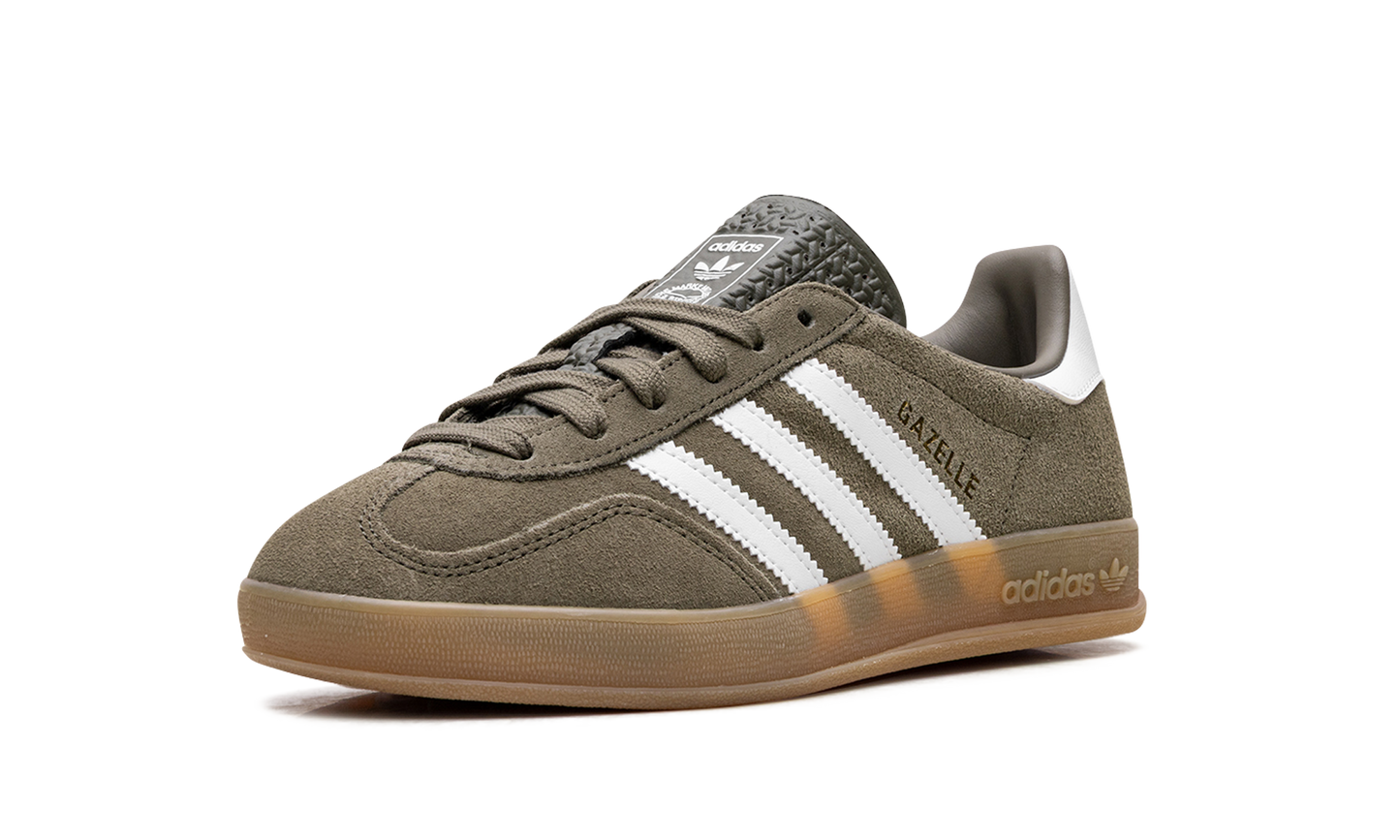 Gazelle Indoor "Olive Strata Cloud White Gum"