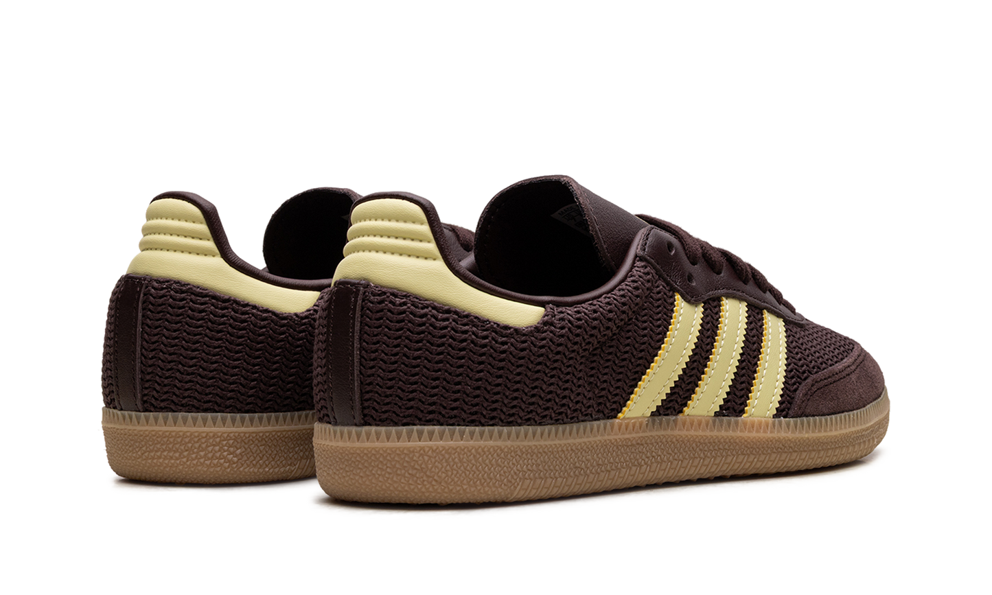 Samba OG WMNS "Shadow Brown Powder Yellow"