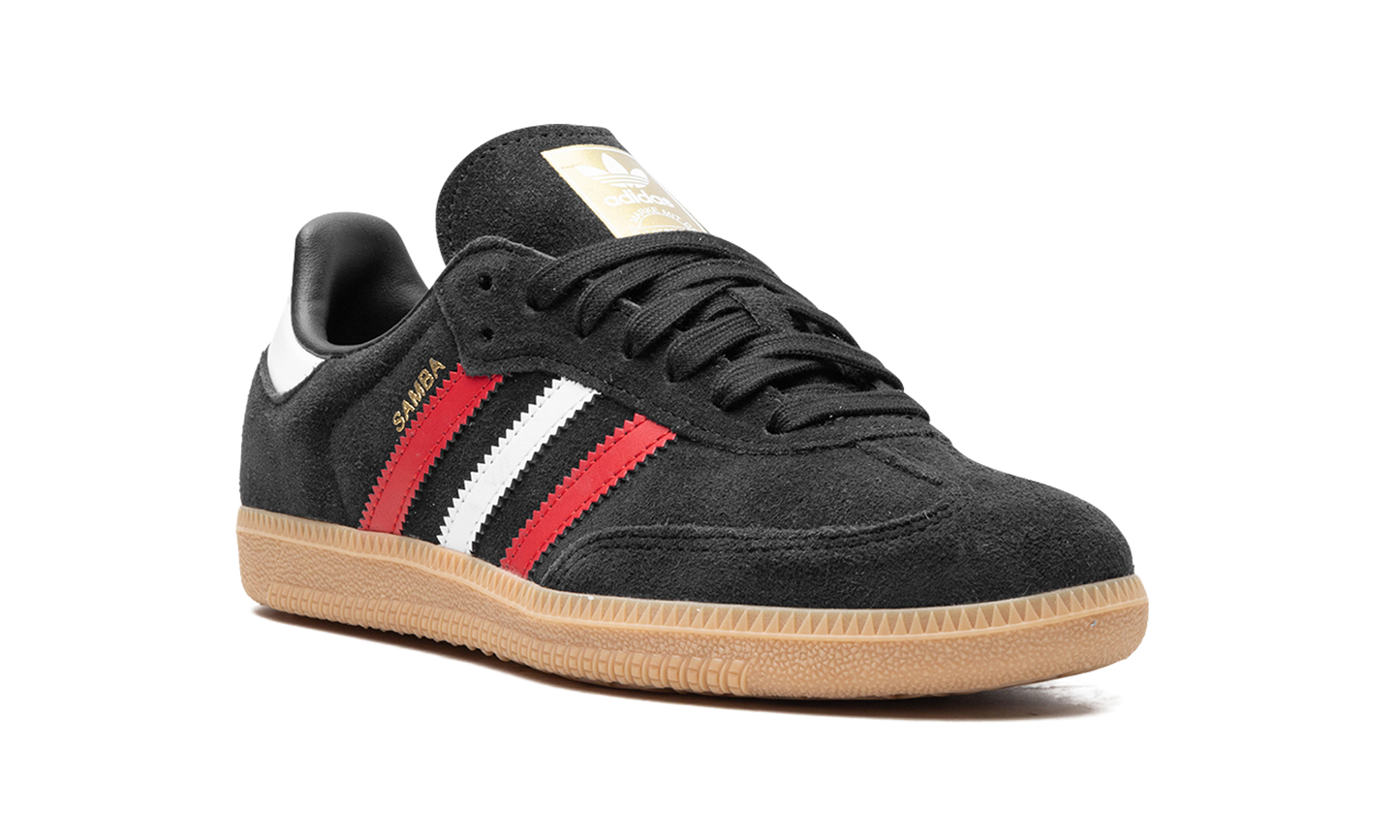 Samba OG "core black/better scarlet/GUM 3"