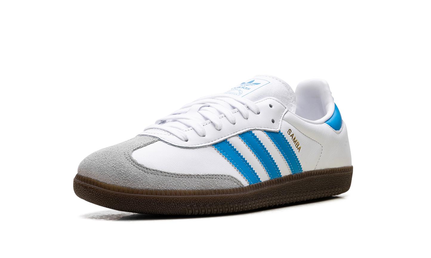 Samba OG "White Shock Cyan"