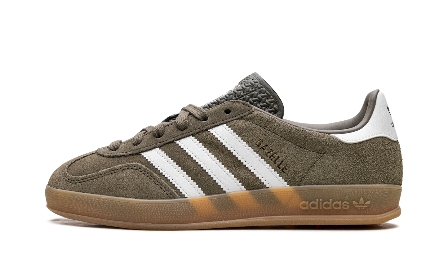 Gazelle Indoor "Olive Strata Cloud White Gum"