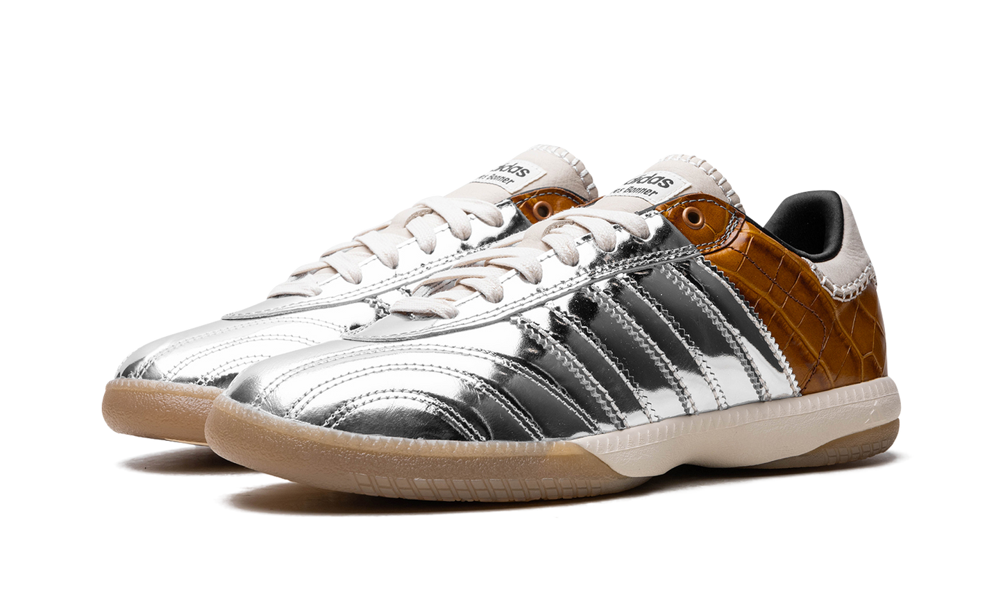 Samba Millenium "Wales Bonner - Silver Metallic / Easy Yellow"