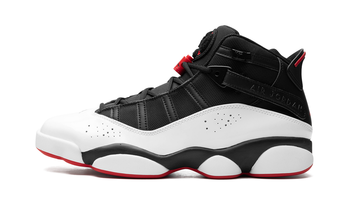 Air Jordan 6 Rings "Wht/Blk/Red" 322992 067