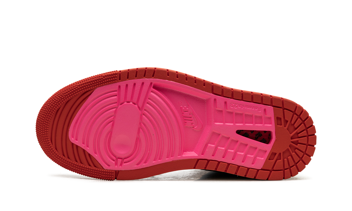 AIR JORDAN 1 ZOOM AIR CMFT WMNS "Cacao Wow/Picante Red/Black/Hyper Pink"