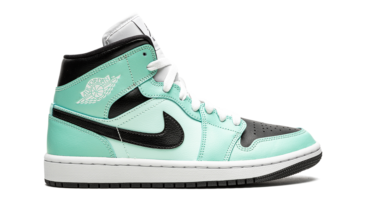 AIR JORDAN 1 MID WMNS "Aqua Black" BQ6472 300
