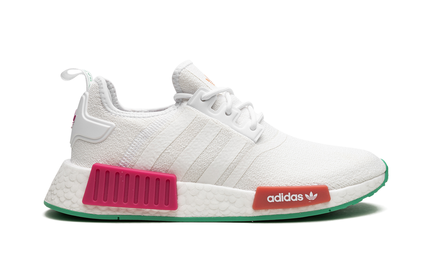 NMD R1 WMNS "White Magenta Green"