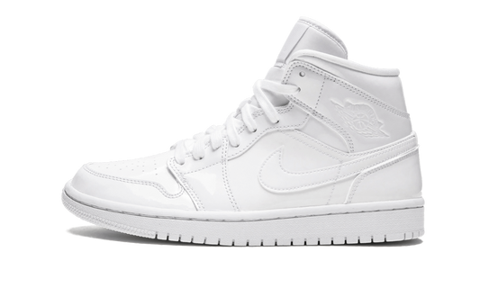 AIR JORDAN 1 MID WMNS "Triple White Patent Leather" BQ6472 111