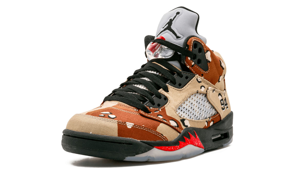 Air Jordan 5 Retro Supreme "Camo" 824371 201