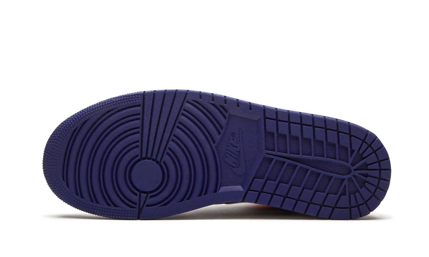 Air Jordan 1 Mid "Royal Blue / Laser Orange" 554724 131