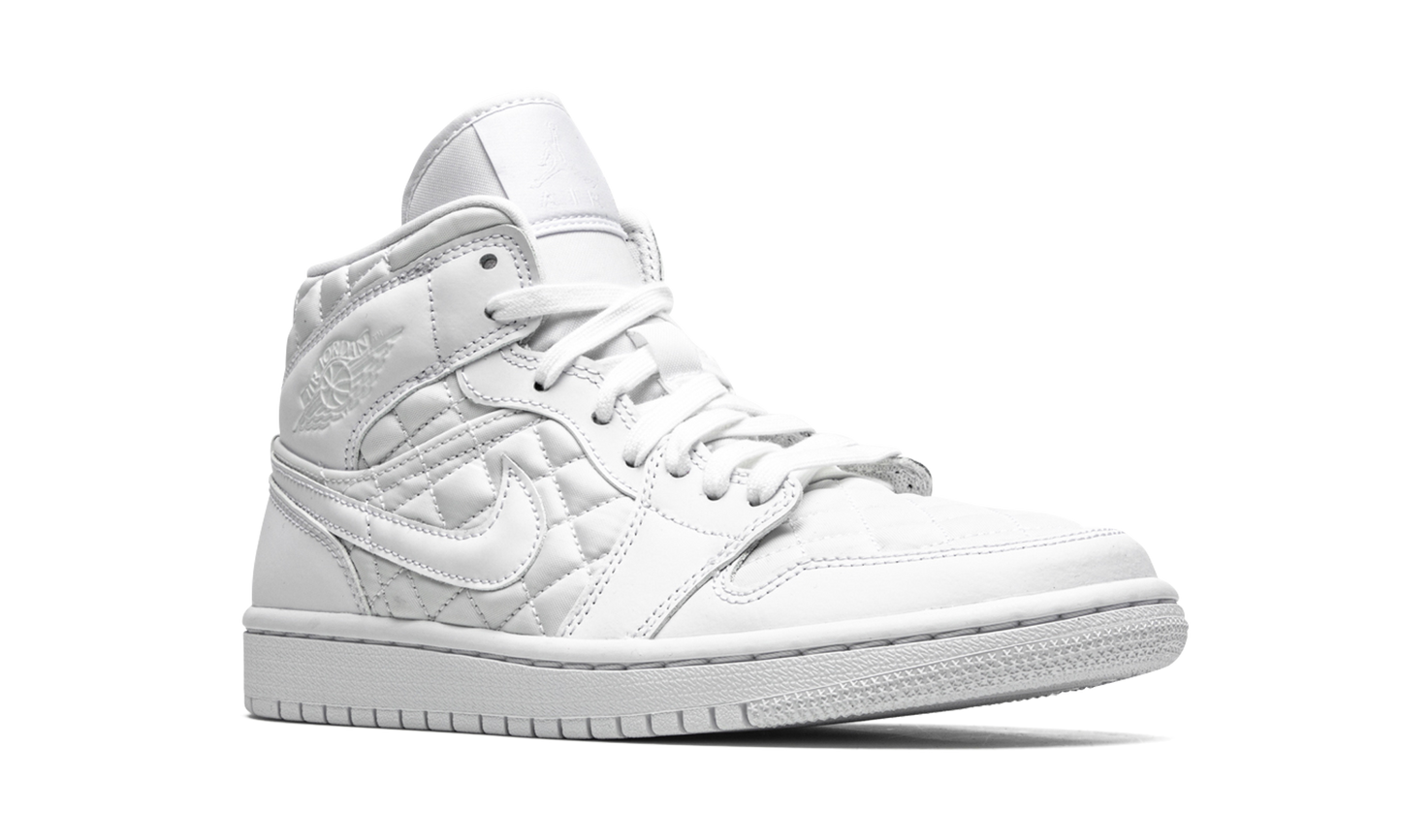 AIR JORDAN 1 MID WMNS "Quilted White" DB6078 100