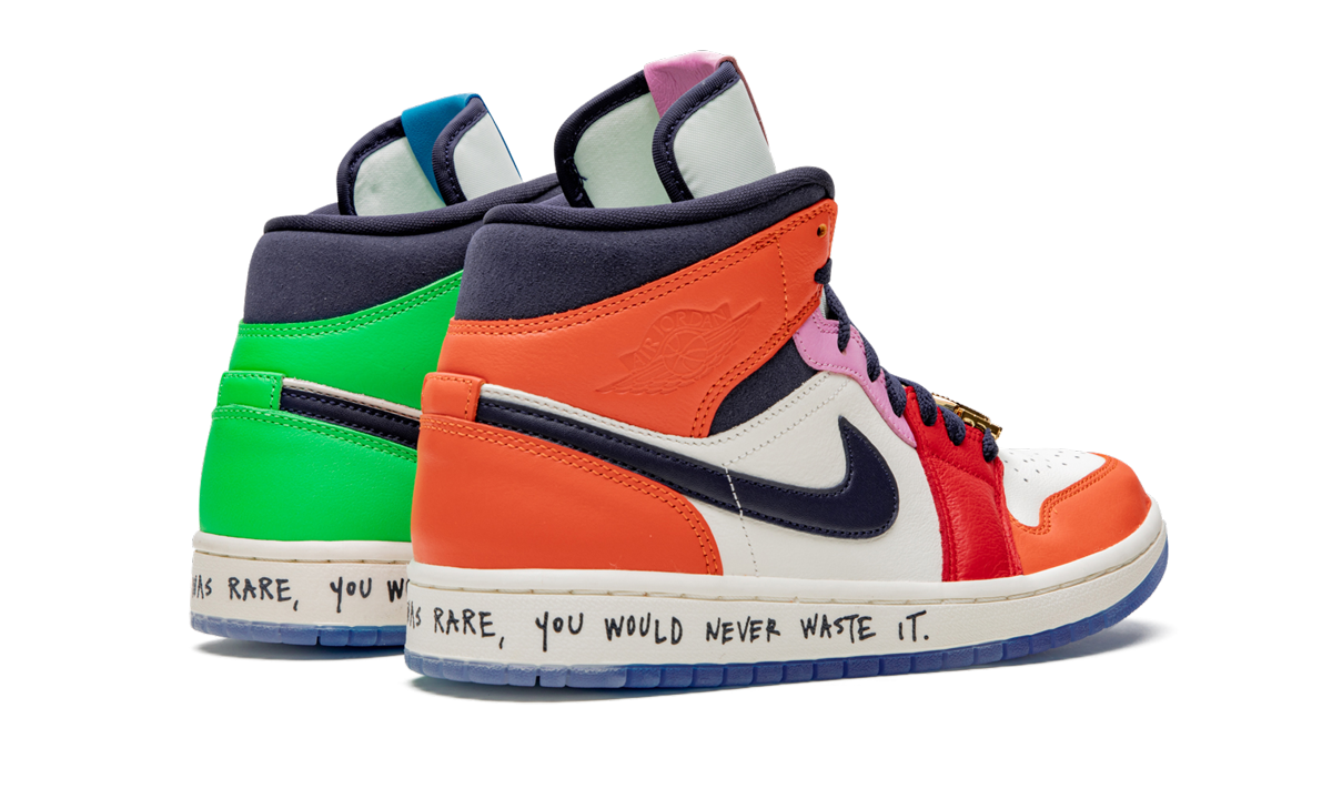 Air Jordan 1 Mid WMNS "Melody Ehsani - Fearless" CQ7629 100