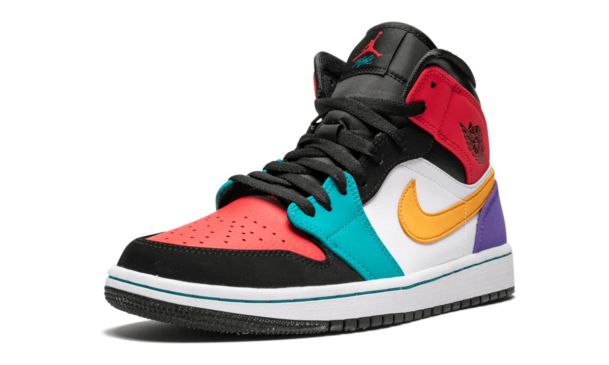 Air Jordan 1 Mid "Multicolor" 554724 125