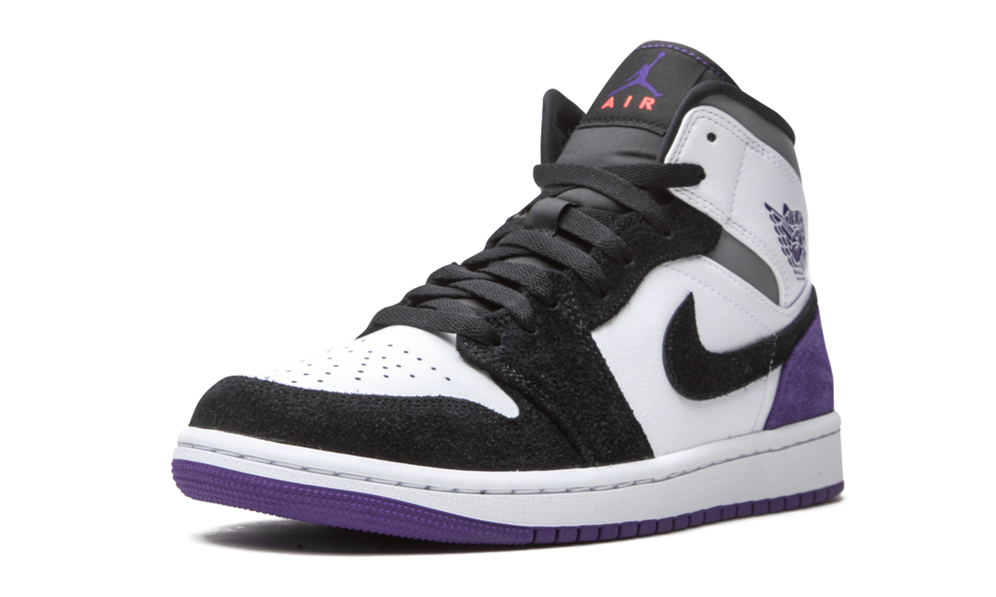Air Jordan 1 Mid SE "Court Purple Suede" 852542 105