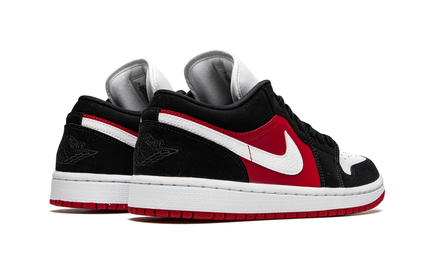 AIR JORDAN 1 LO WMNS "Black / White / Gym Red"