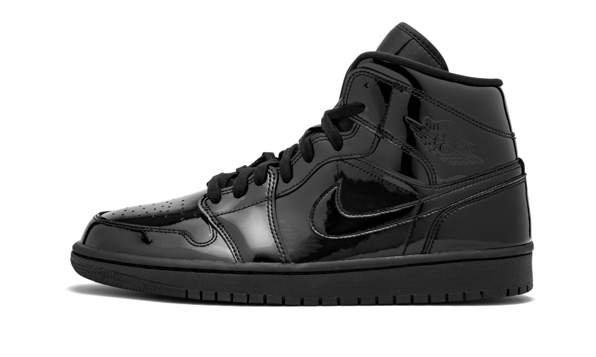 AIR JORDAN 1 MID WMNS "Black Patent Leather" BQ6472 002