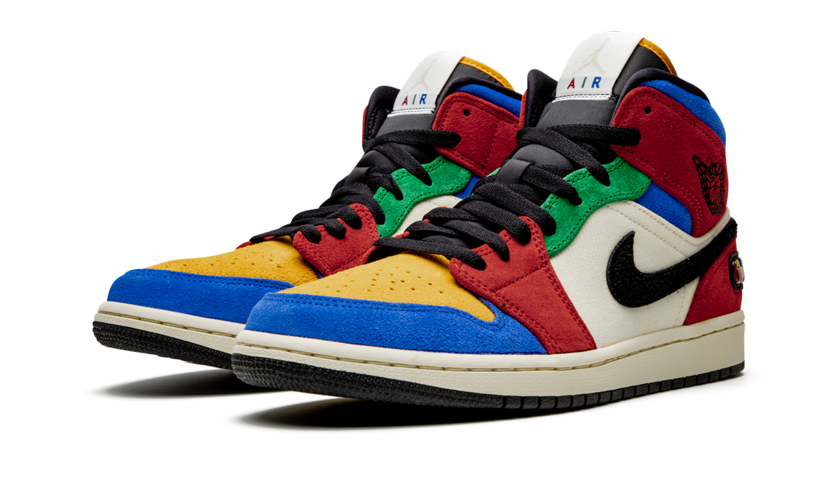 Air Jordan 1 Mid "Blue The Great - Fearless" CU2805 100