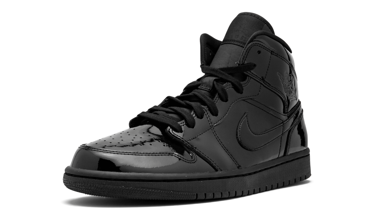 AIR JORDAN 1 MID WMNS "Black Patent Leather" BQ6472 002