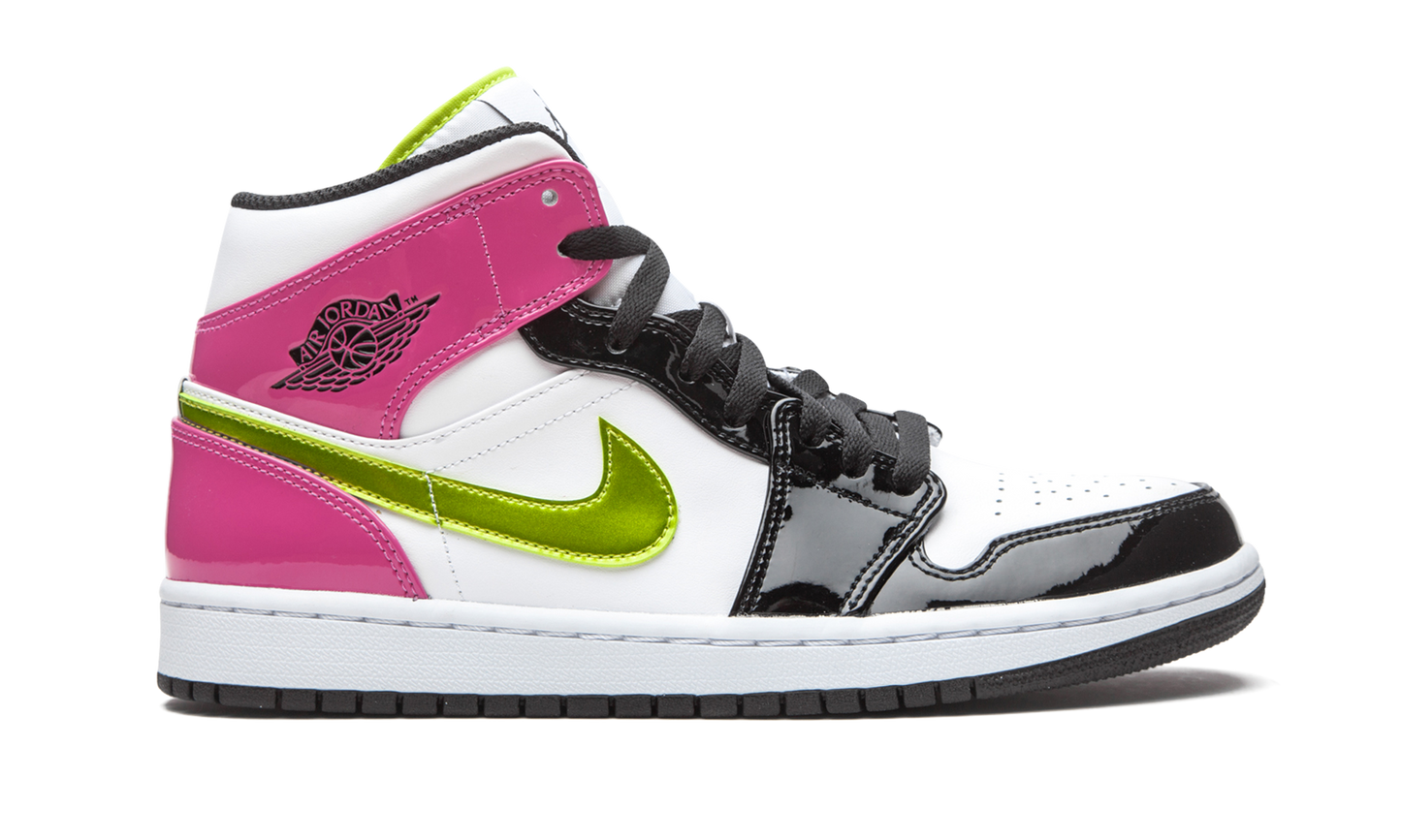 Air Jordan 1 Mid SE "Cyber / Active Fuchsia" CZ9834 100