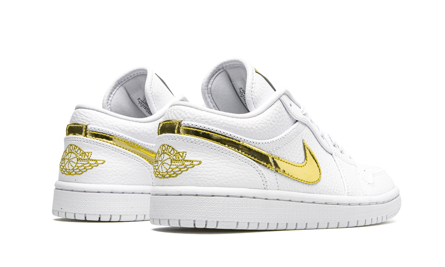 AIR JORDAN 1 LO SE WMNS "White Metallic Gold" CZ4776 100