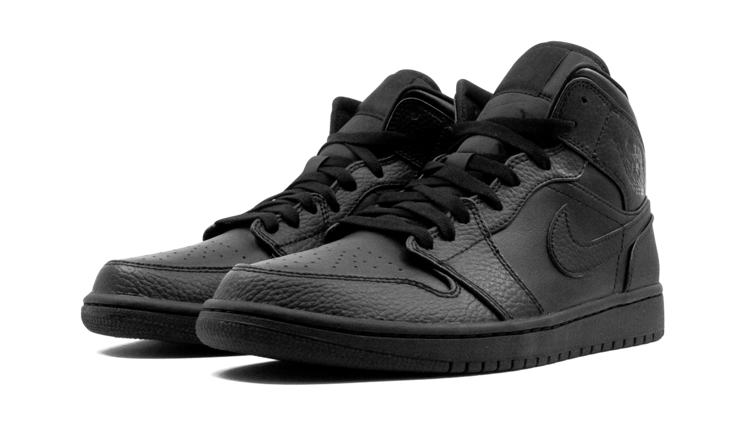 Air Jordan 1 Mid "Triple Black" 554724 091