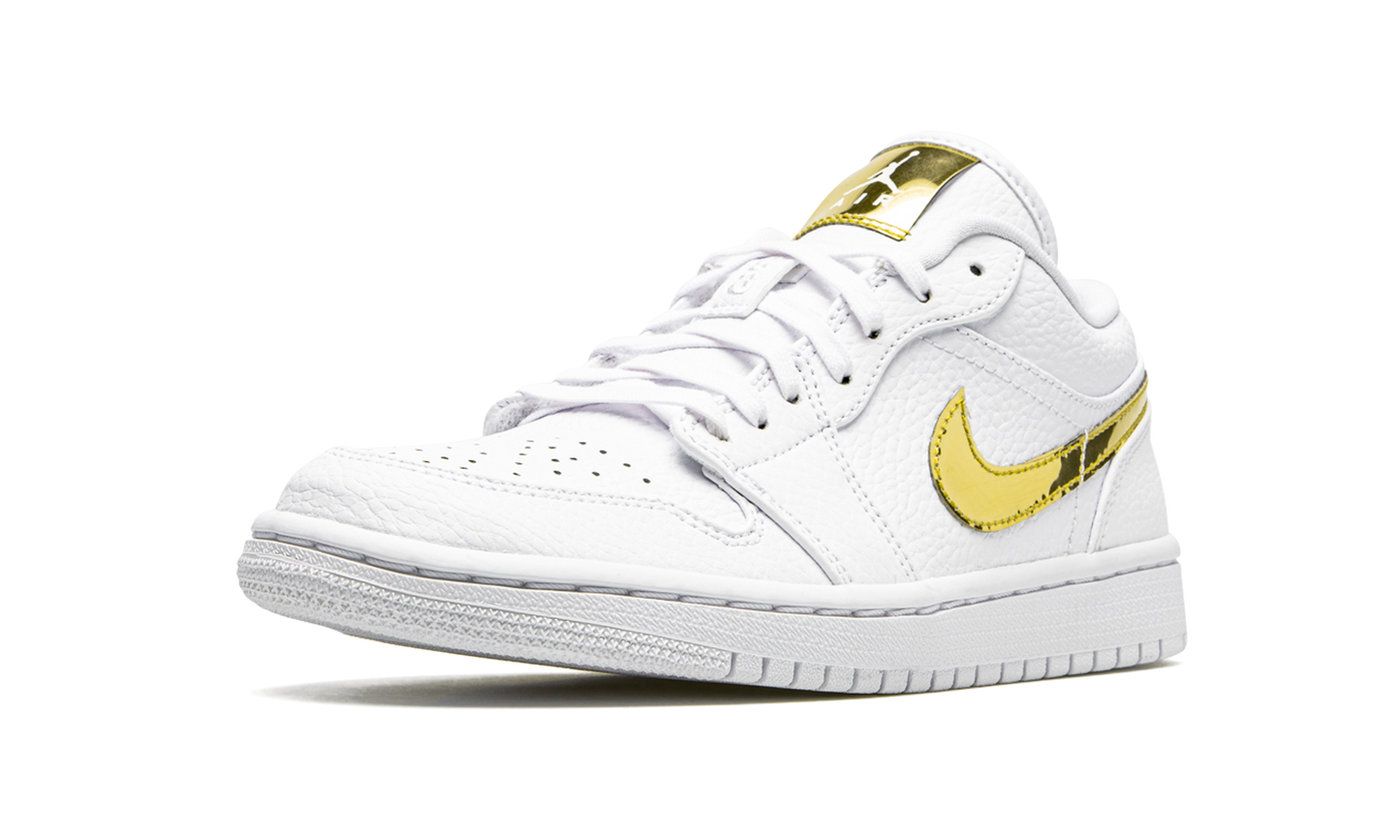 AIR JORDAN 1 LO SE WMNS "White Metallic Gold" CZ4776 100