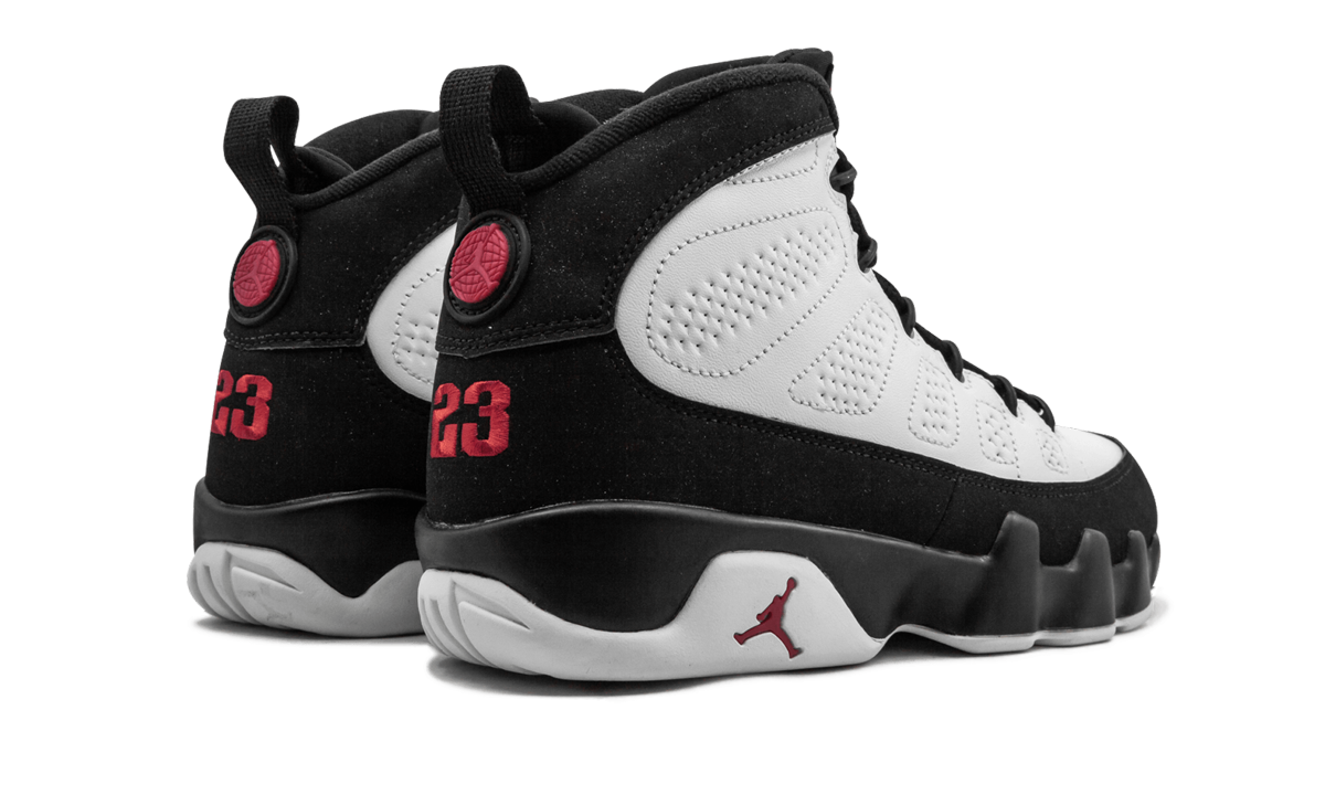 Air Jordan 9 Retro "White Black Red 2016 Release" 302370 112