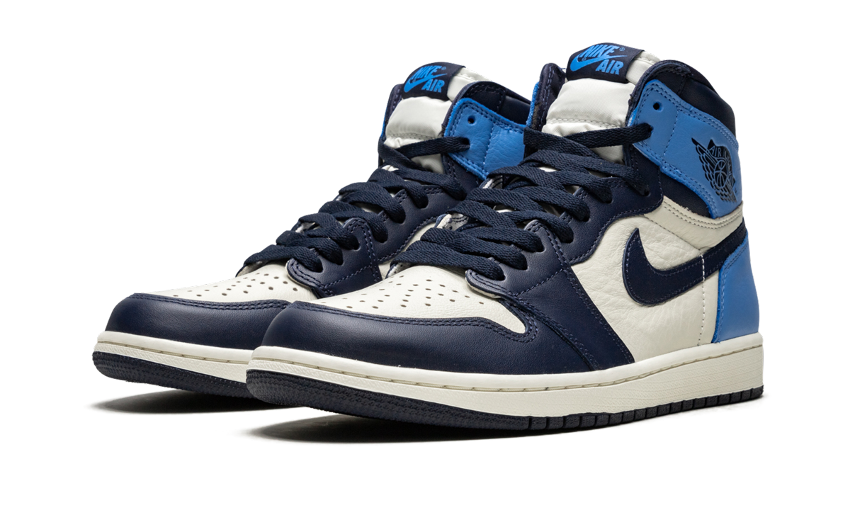 Air Jordan 1 Retro High OG "Obsidian/University Blue" 555088 140