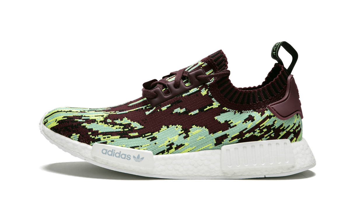 NMD R1 PK "Sneakersnstuff Datamosh 2.0 - Maroon"