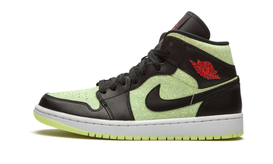 AIR JORDAN 1 MID SE WMNS "Barely Volt / Chile Red" CV5276 003