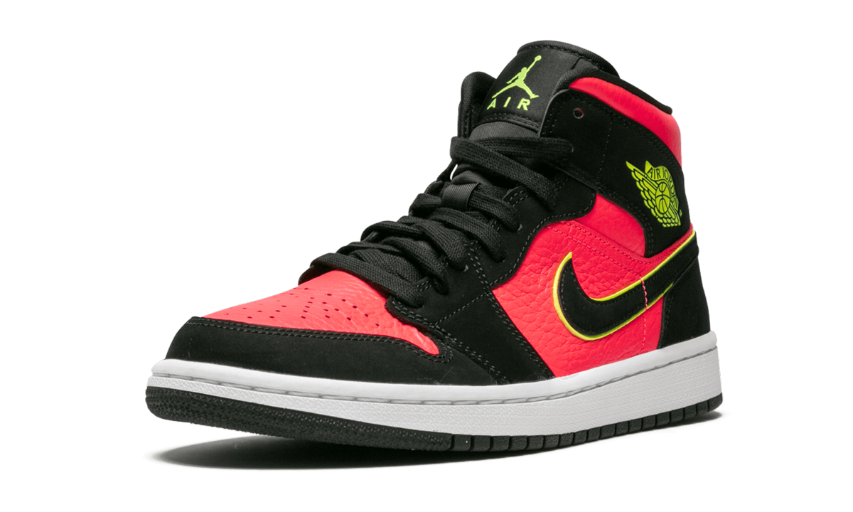 AIR JORDAN 1 MID WMNS "Hot Punch / Volt"