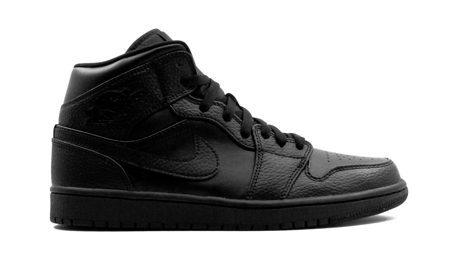 Air Jordan 1 Mid "Triple Black" 554724 091