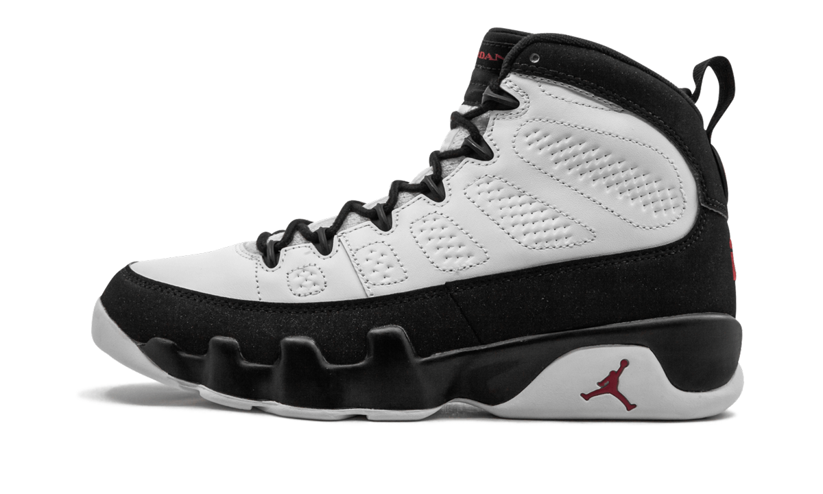 Air Jordan 9 Retro "White Black Red 2016 Release" 302370 112