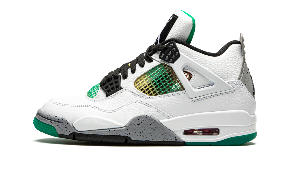 Air Jordan 4 Retro WMNS "Rasta - Lucid Green" AQ9129 100