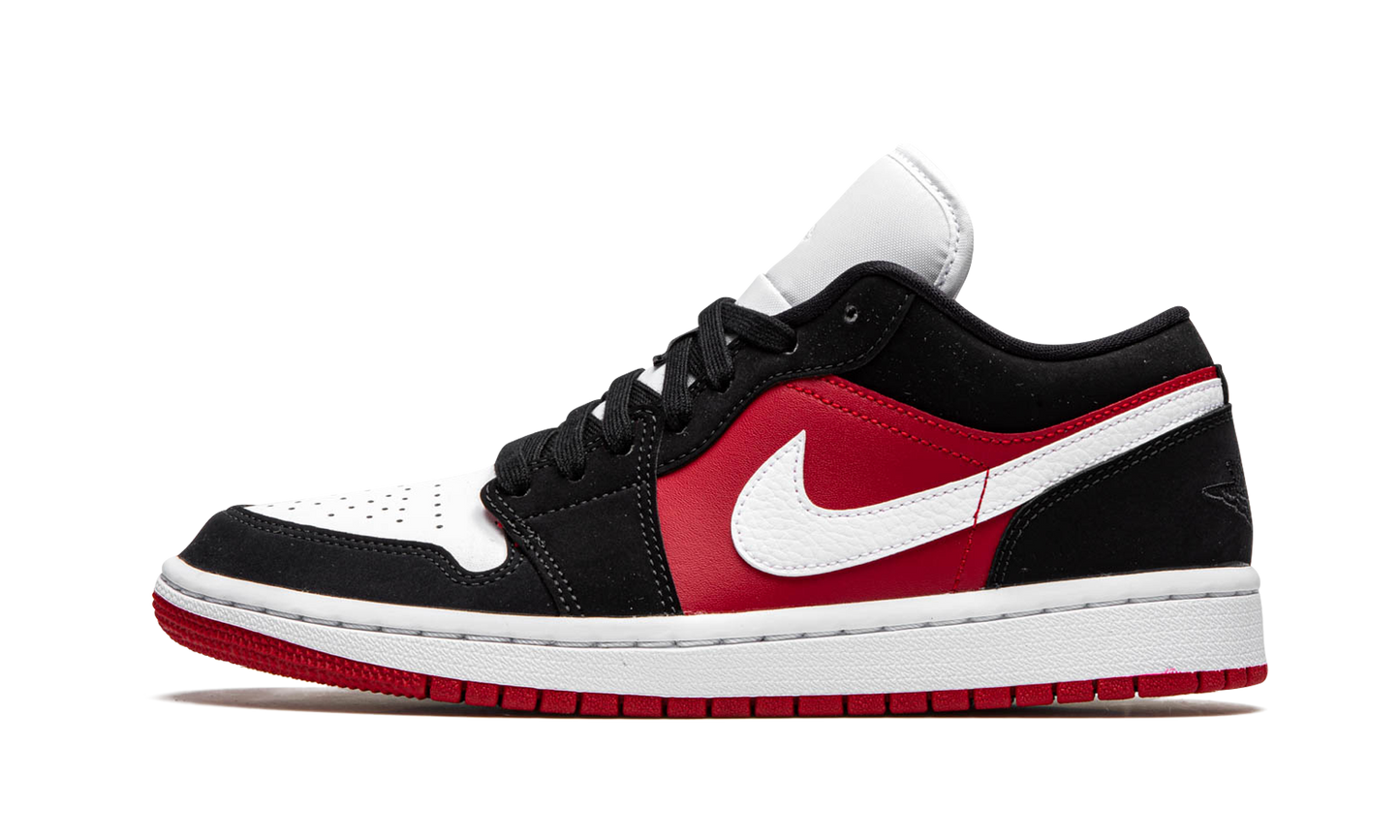 AIR JORDAN 1 LO WMNS "Black / White / Gym Red"
