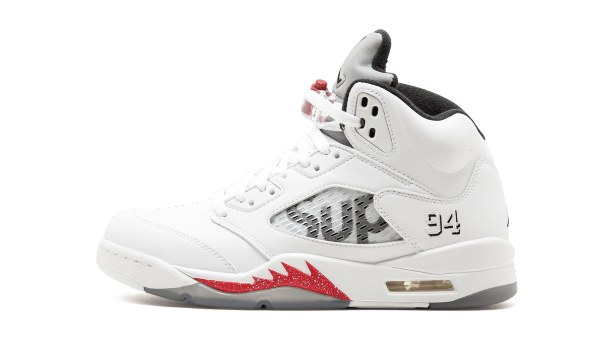 Air Jordan 5 Retro Supreme "Supreme" 824371 101