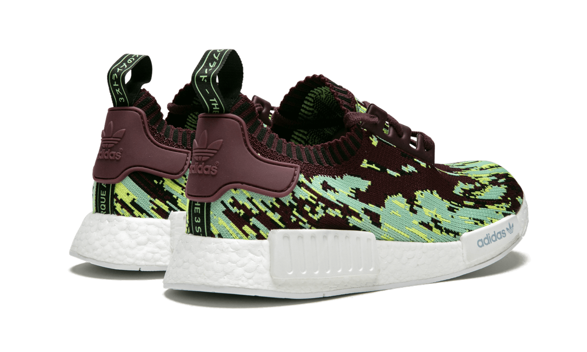 NMD R1 PK "Sneakersnstuff Datamosh 2.0 - Maroon"