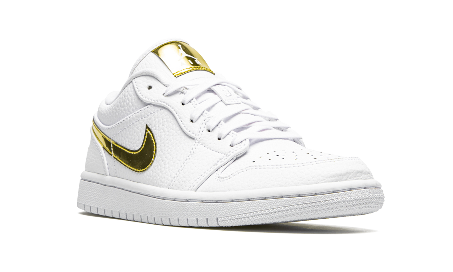 AIR JORDAN 1 LO SE WMNS "White Metallic Gold" CZ4776 100