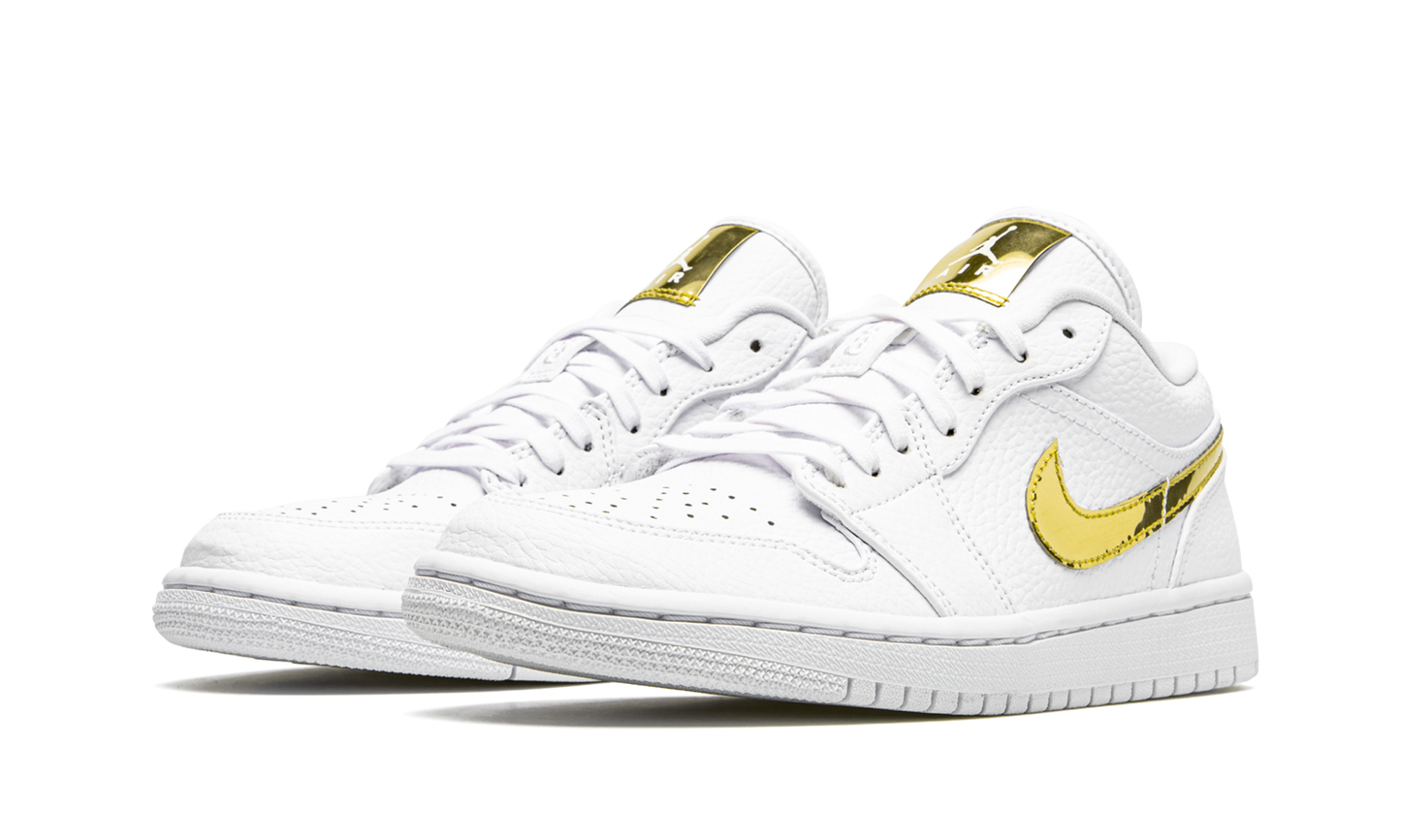 AIR JORDAN 1 LO SE WMNS "White Metallic Gold" CZ4776 100