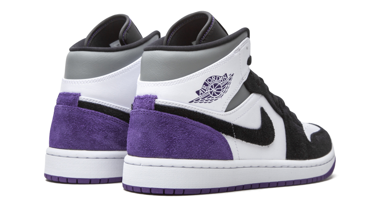 Air Jordan 1 Mid SE "Court Purple Suede" 852542 105