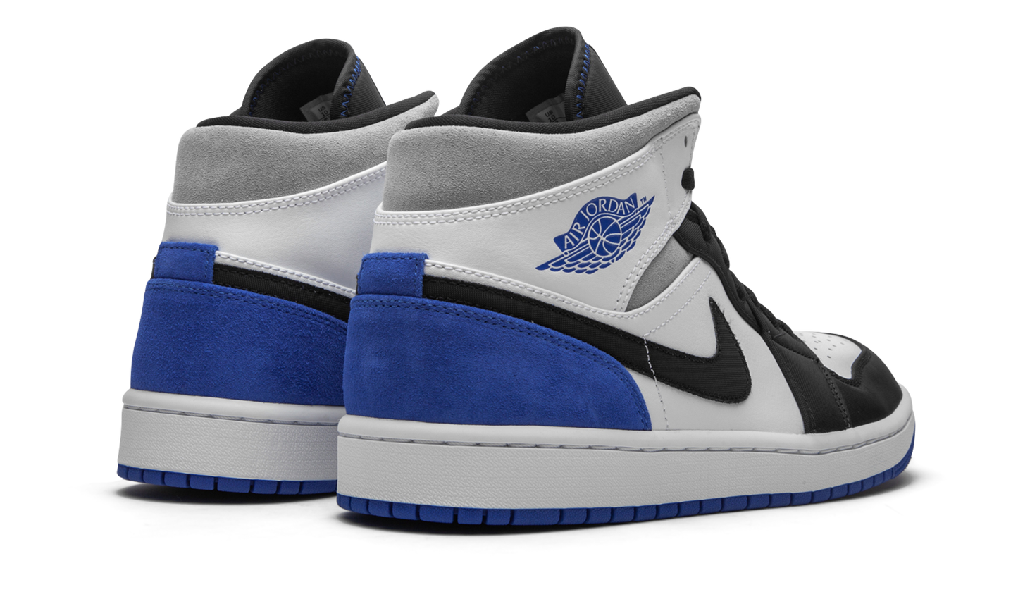 Air Jordan 1 Mid SE "Game Royal Black Toe" 852542 102