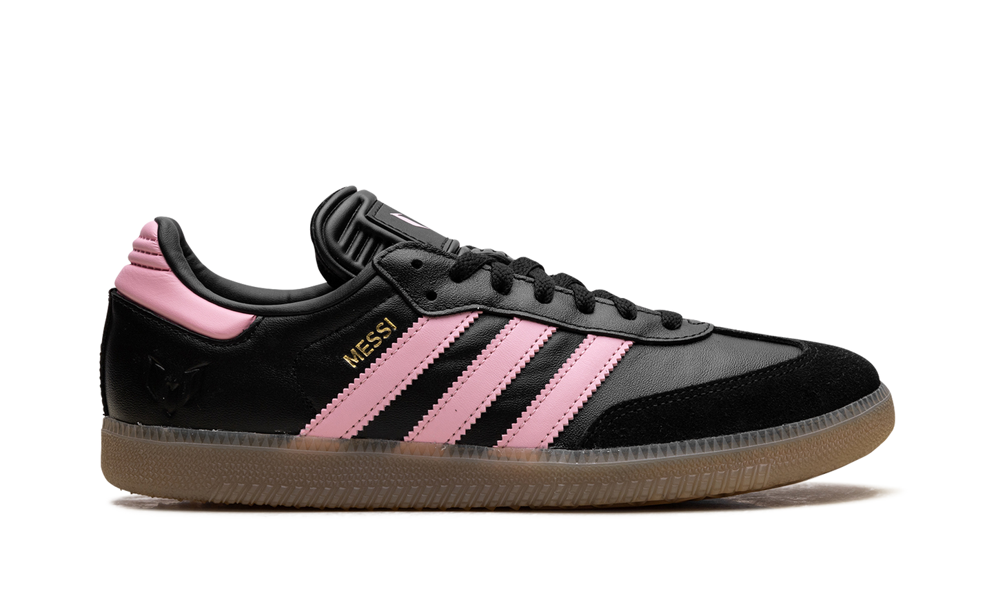 Samba Messi Indoor "Core Black / Gold Metallic / Gum"
