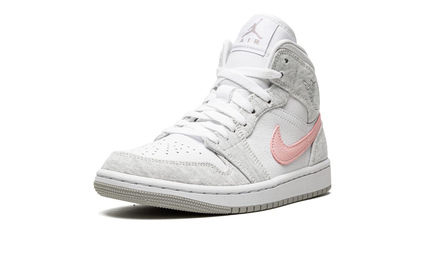AIR JORDAN 1 MID SE WMNS "Heather Grey / Pink" DN4045 001